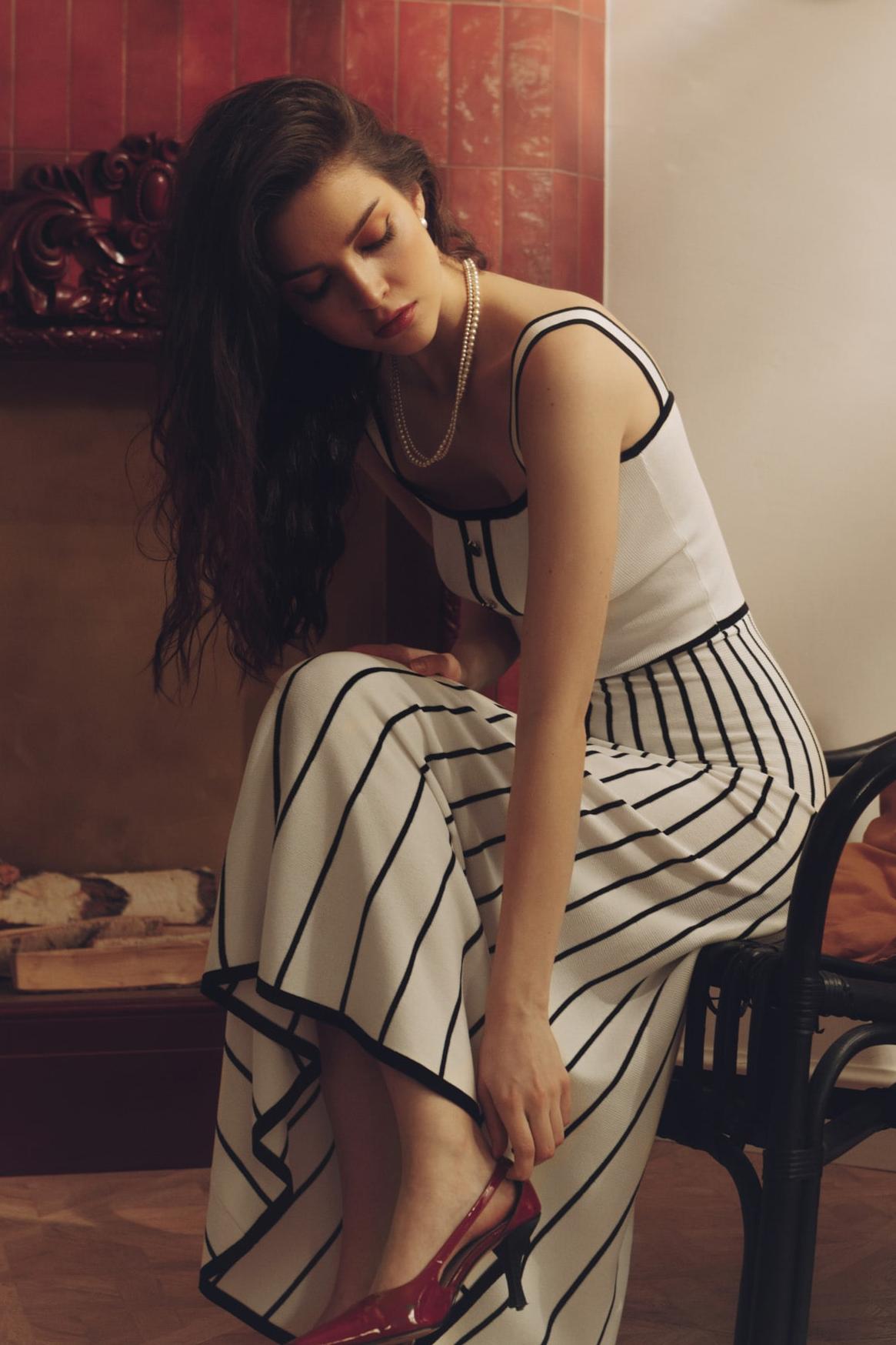 Pag – Camisole-Midikleid aus Strick