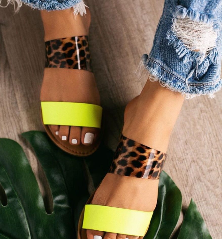 Sandalen flach mit Damen-Slipper