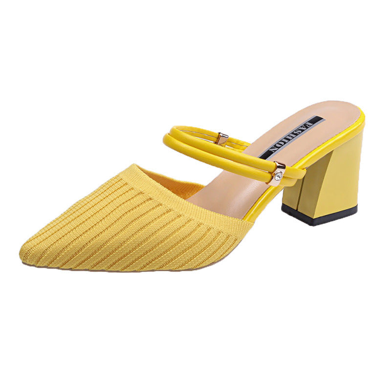 Half Slippers All-match Temperament Fairy Style Sandals Women