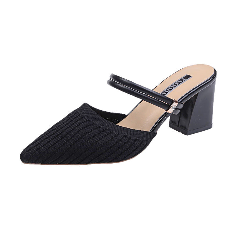 Half Slippers All-match Temperament Fairy Style Sandals Women