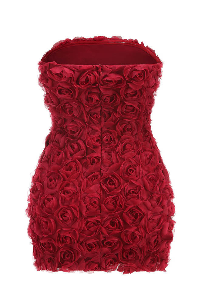 Blossom Flame Midikleid