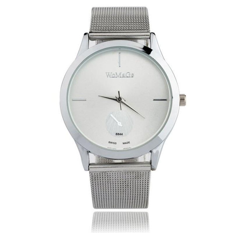 Fashion Alloy Belt Mesh Quartz Watch