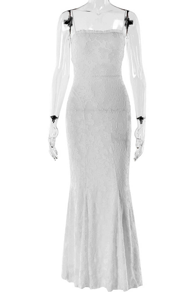 Tied Allure – Vestido ajustado sin espalda