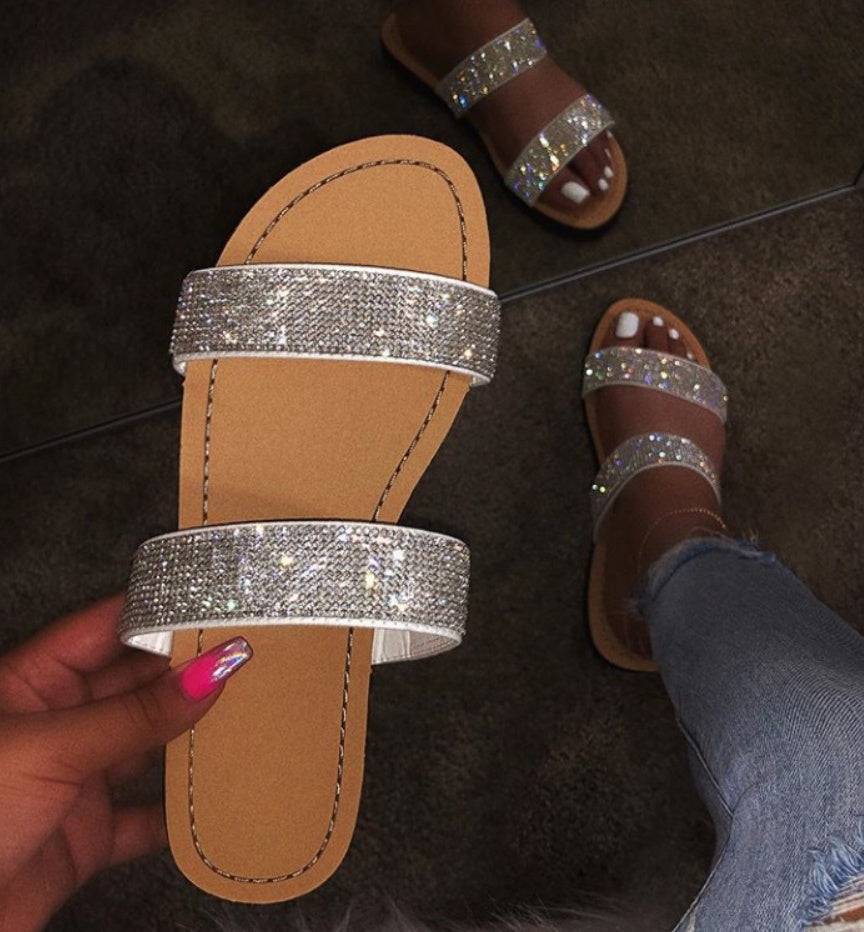 Sandalen flach mit Damen-Slipper