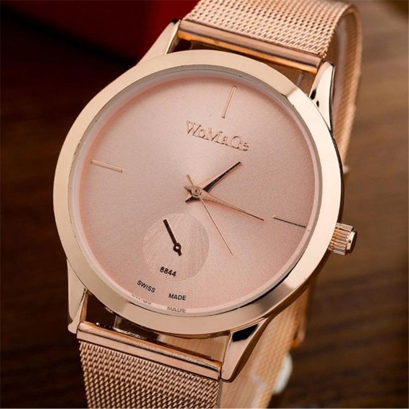 Fashion Alloy Belt Mesh Quartz Watch