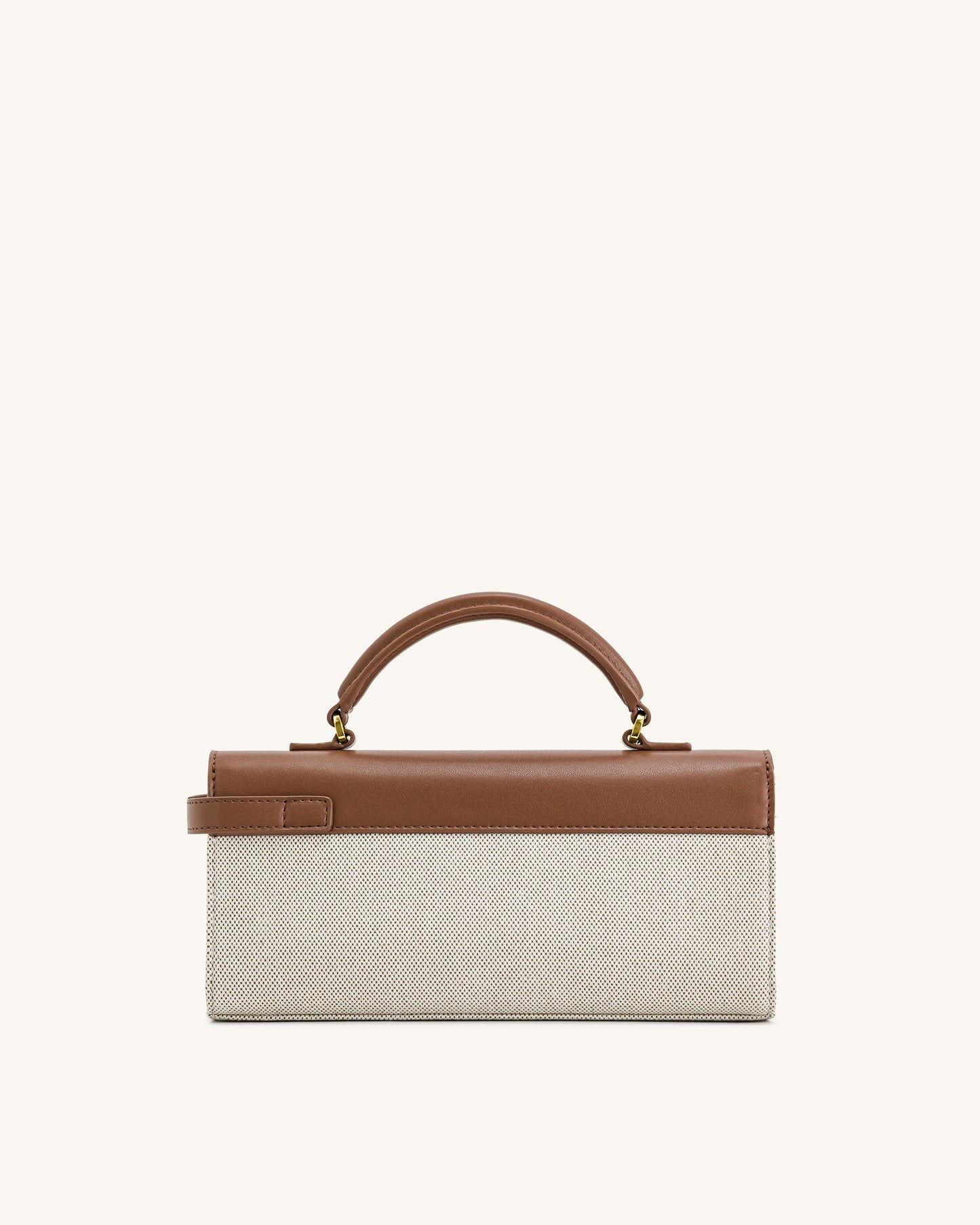 Keyla Top Handbag - Brown Canvas