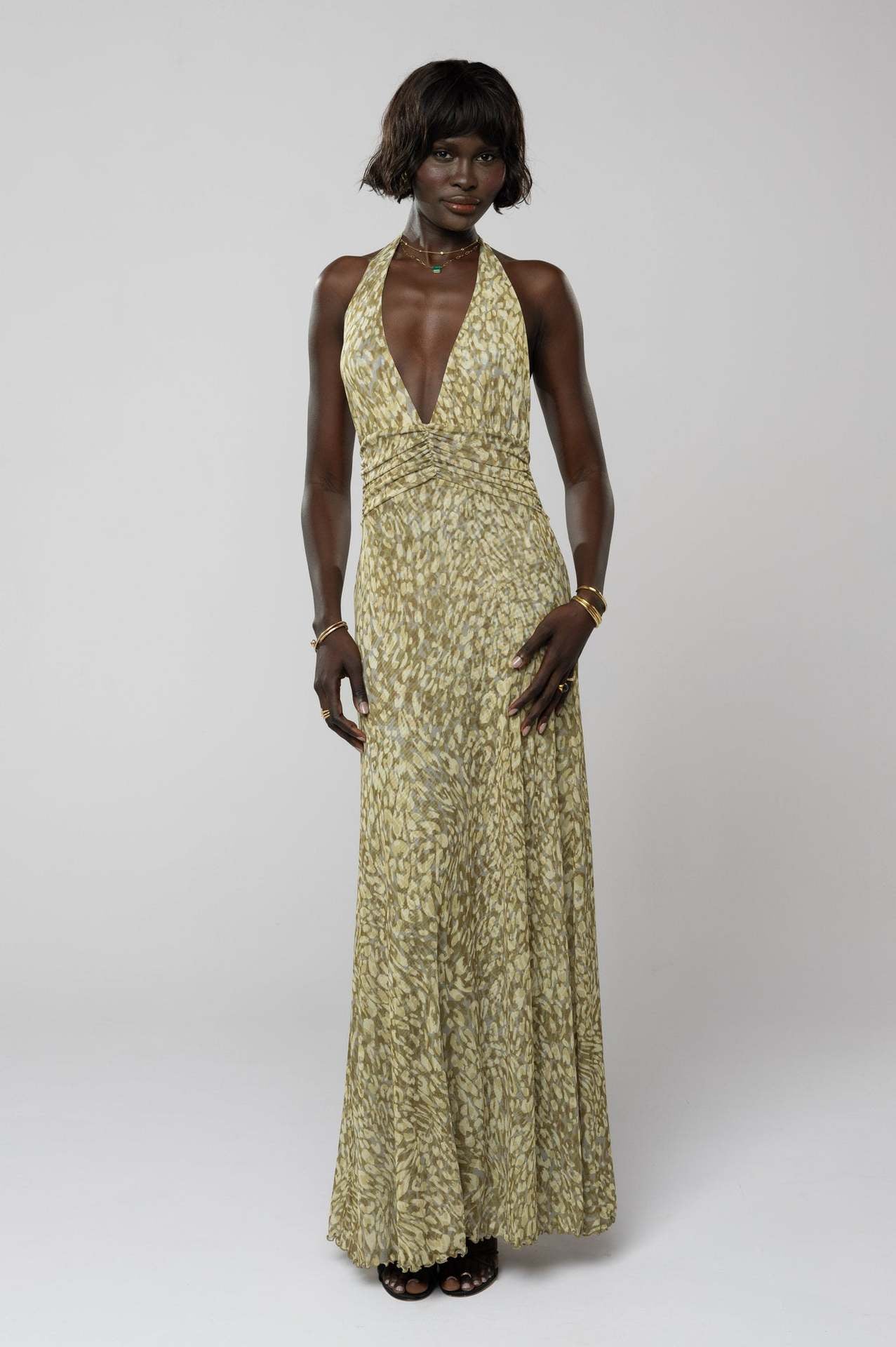 Camoni Polka Dot Diary Maxikleid