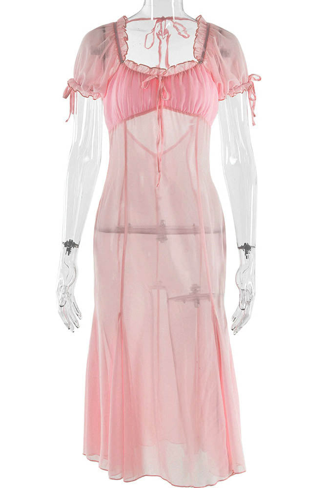 Gleam & Grace – Vestido Fishtail Muse