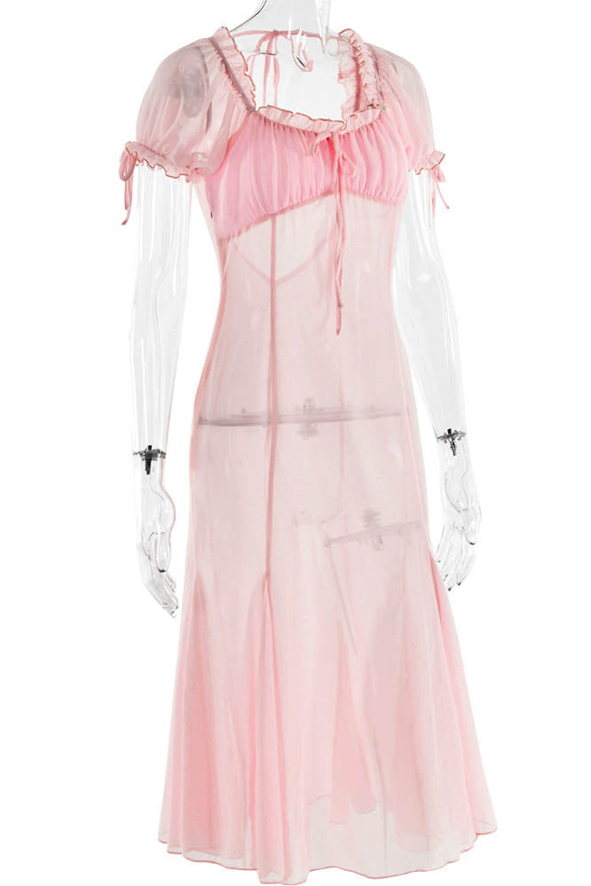 Gleam & Grace – Vestido Fishtail Muse