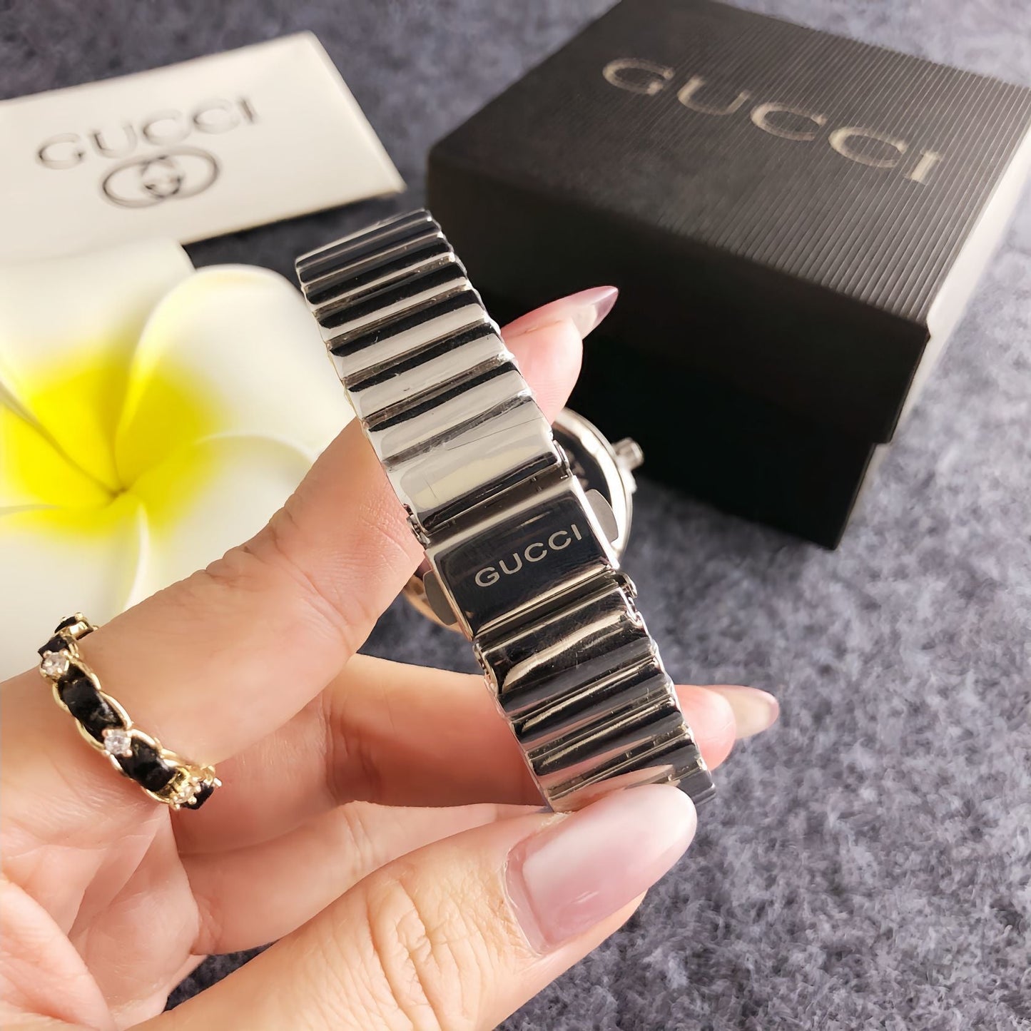 Luxe Stripe Watch