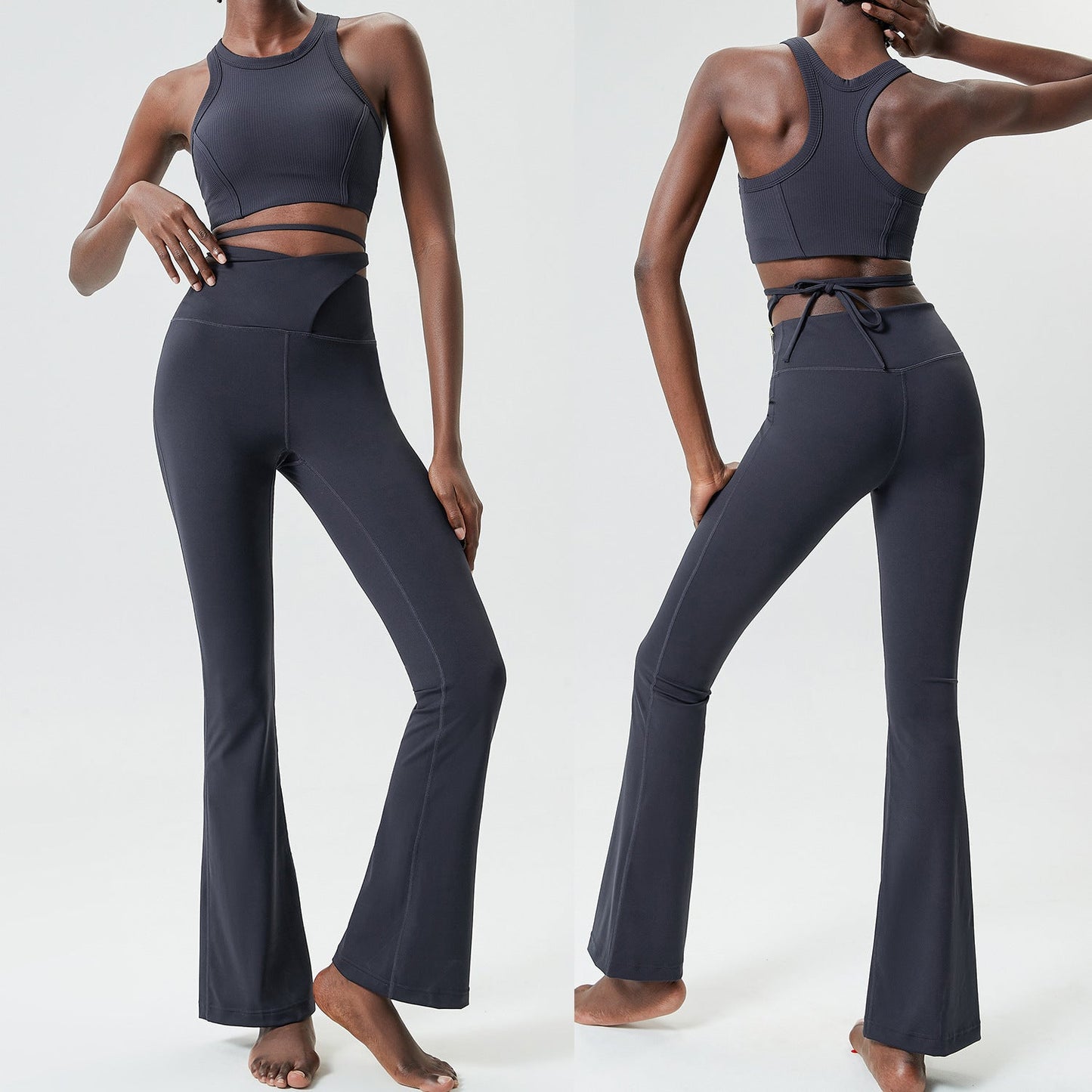 Traje de yoga personalizado de moda para mujer