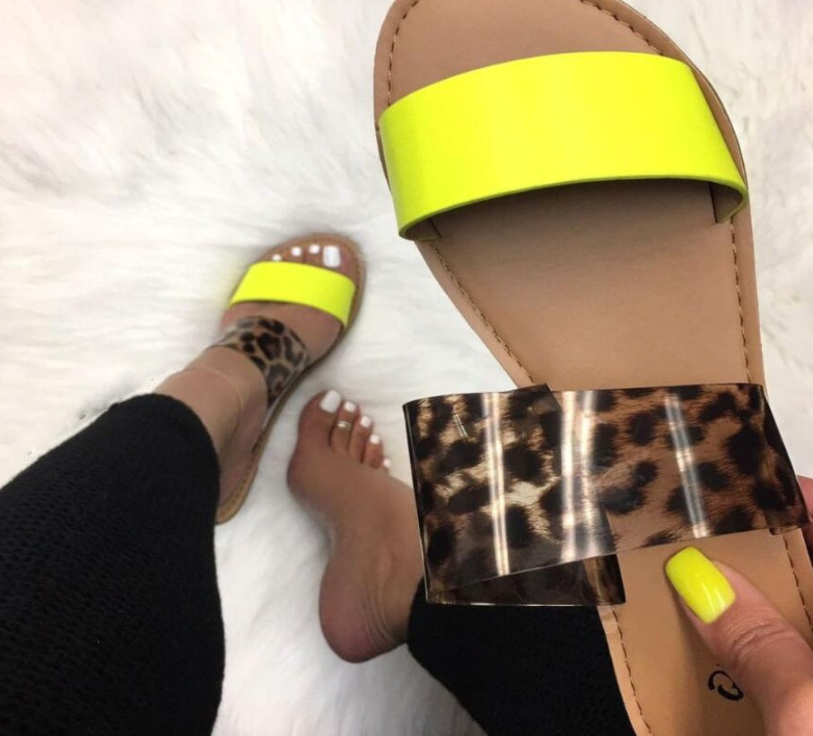 Sandalen flach mit Damen-Slipper