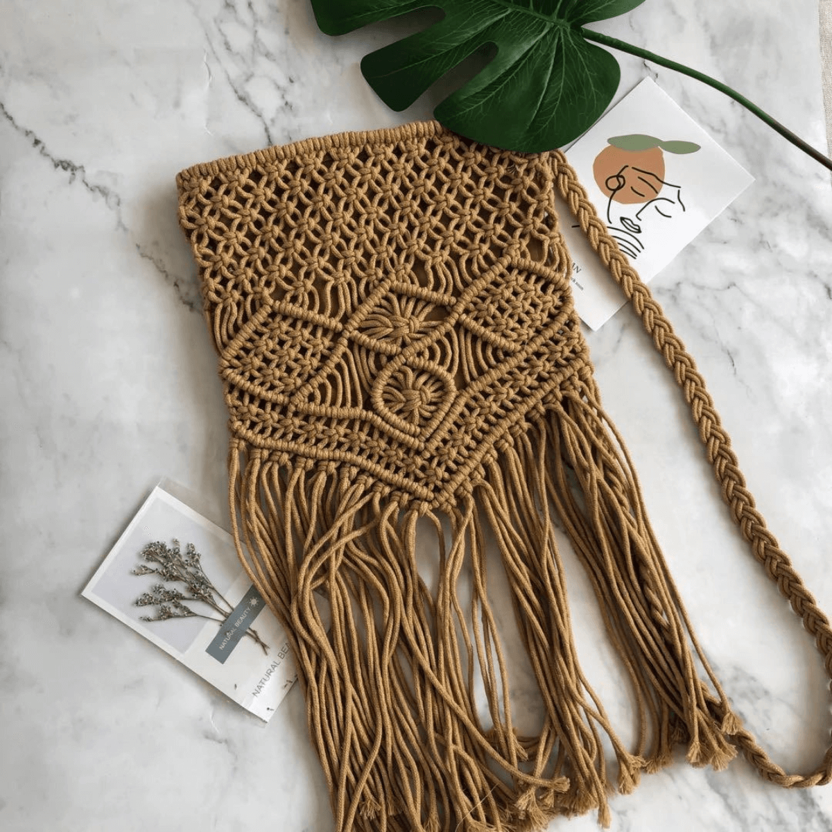 Crochet Bag with Fringe