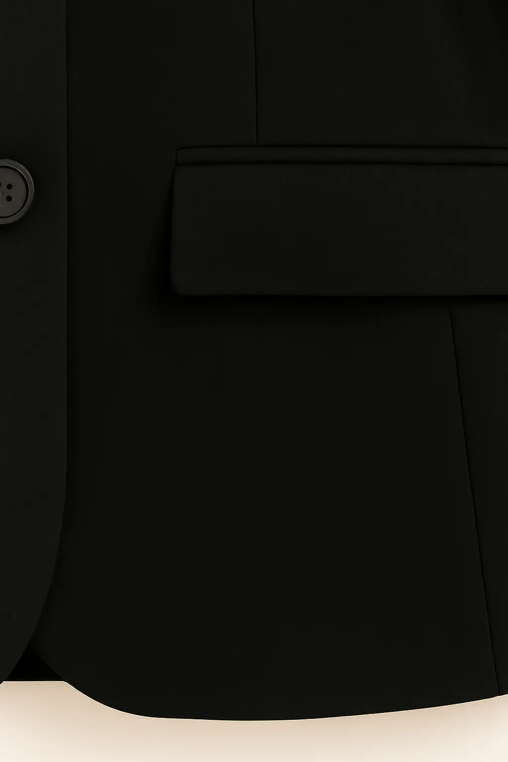 Black embroidered silhouette Blazer