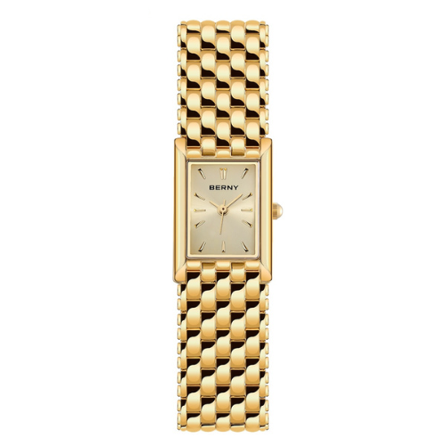Unique Berny Women's Watch 18k Gold Plated