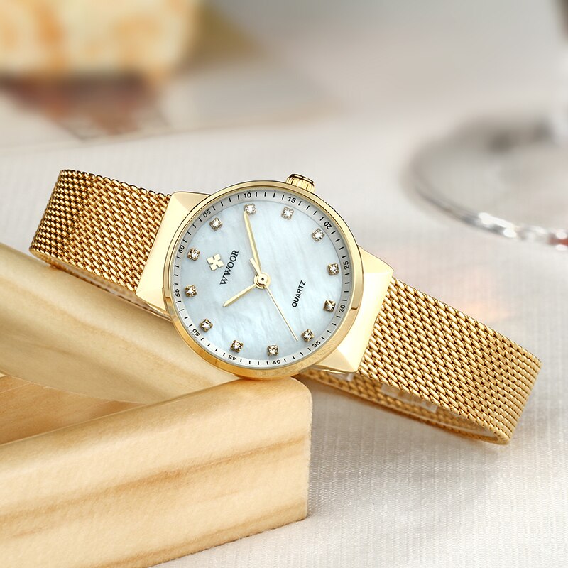 Unique Women's Watch 18k Gold Plated