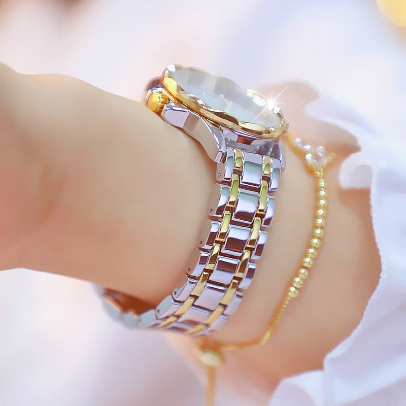 Studded Watch with Butterfly Bracelet