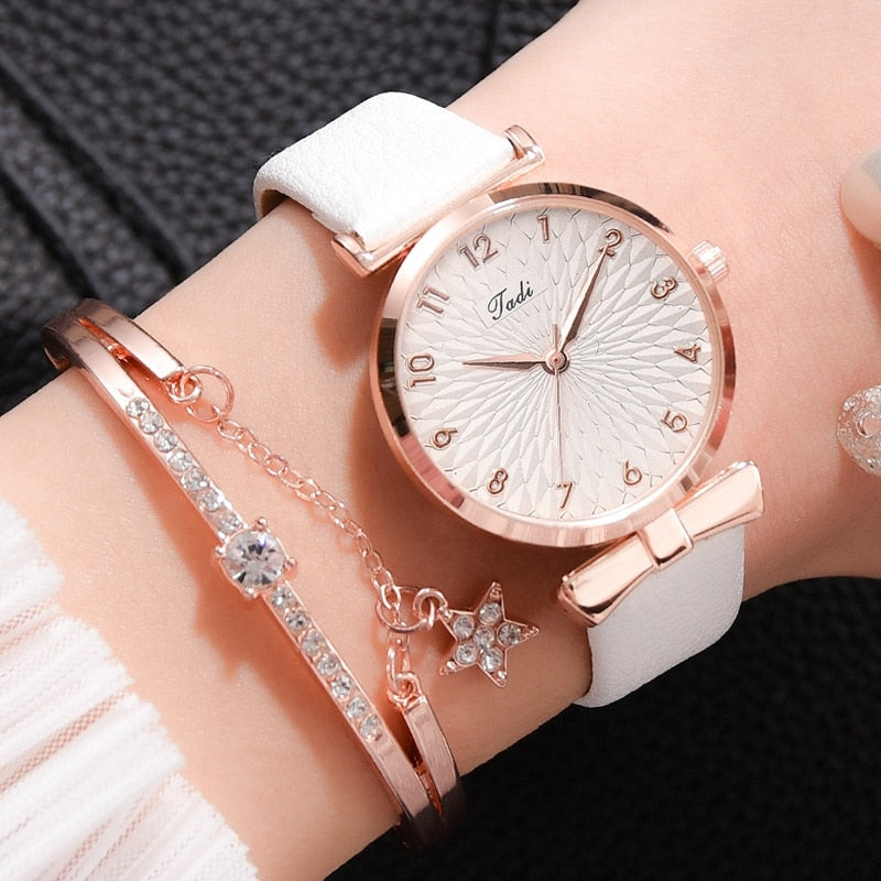 Fashion Quartz Watch and Bracelet Kit