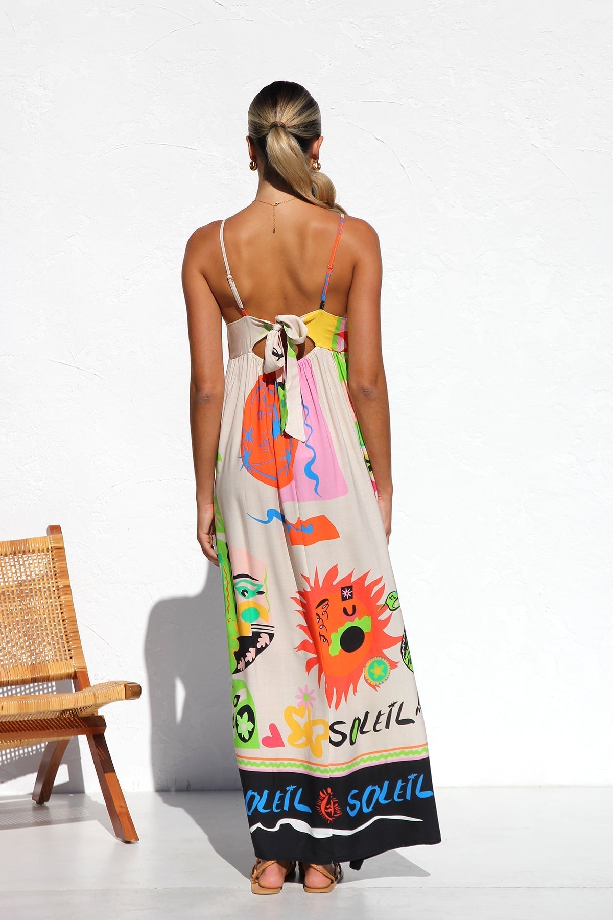 Dasha Kleid ORANGE MULTI