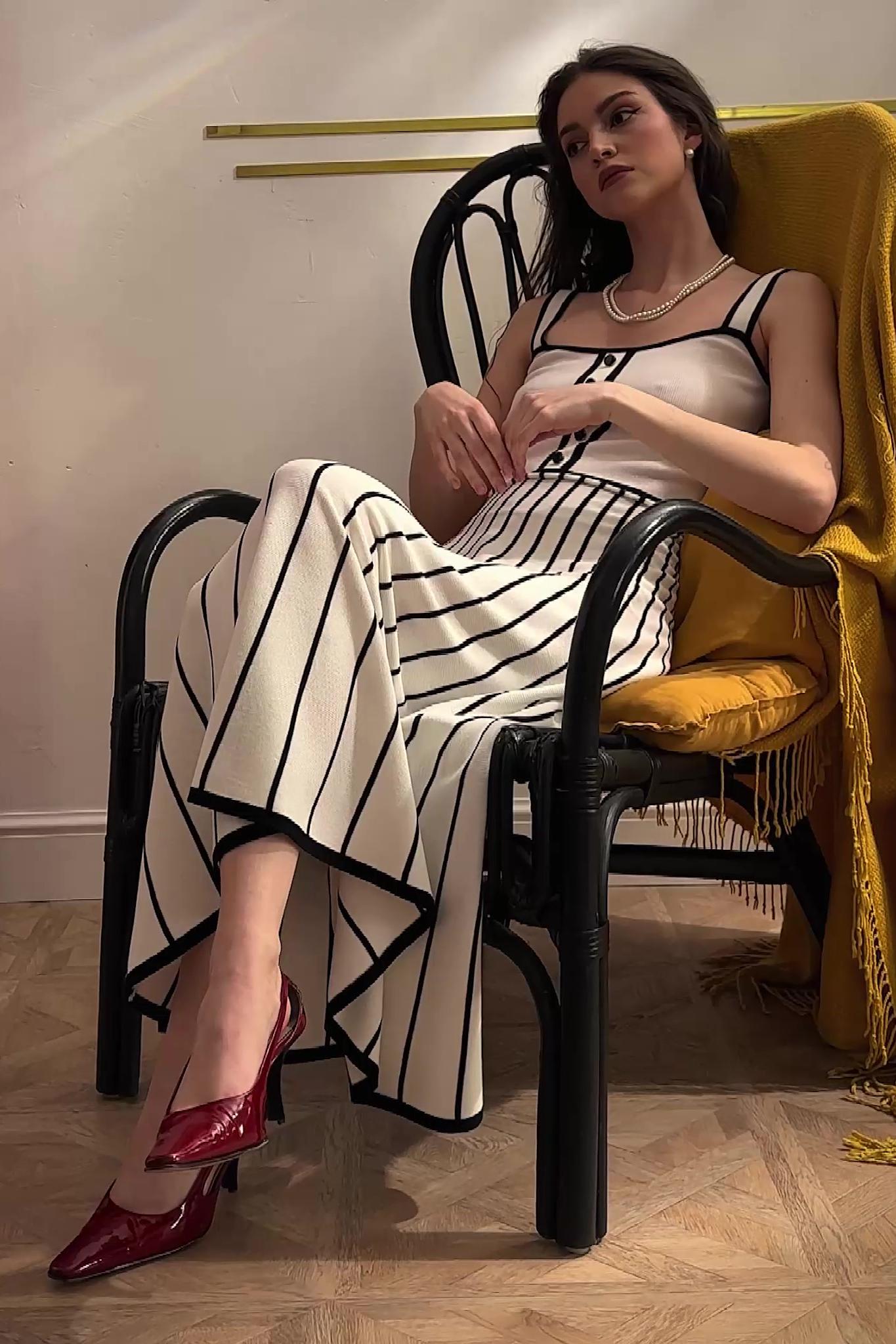 Pag – Camisole-Midikleid aus Strick