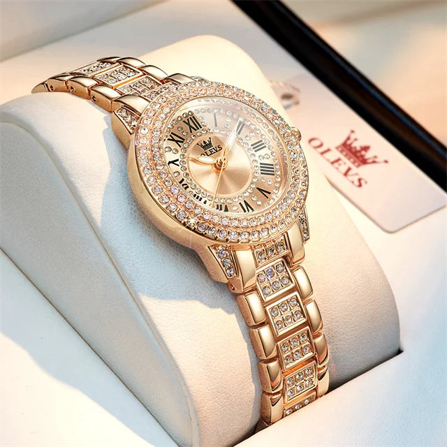 OLEVS Women's Studded Watch