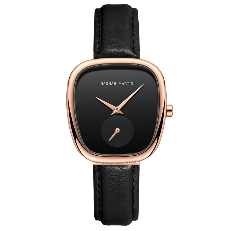 Hannah Premium Leather Strap Watch