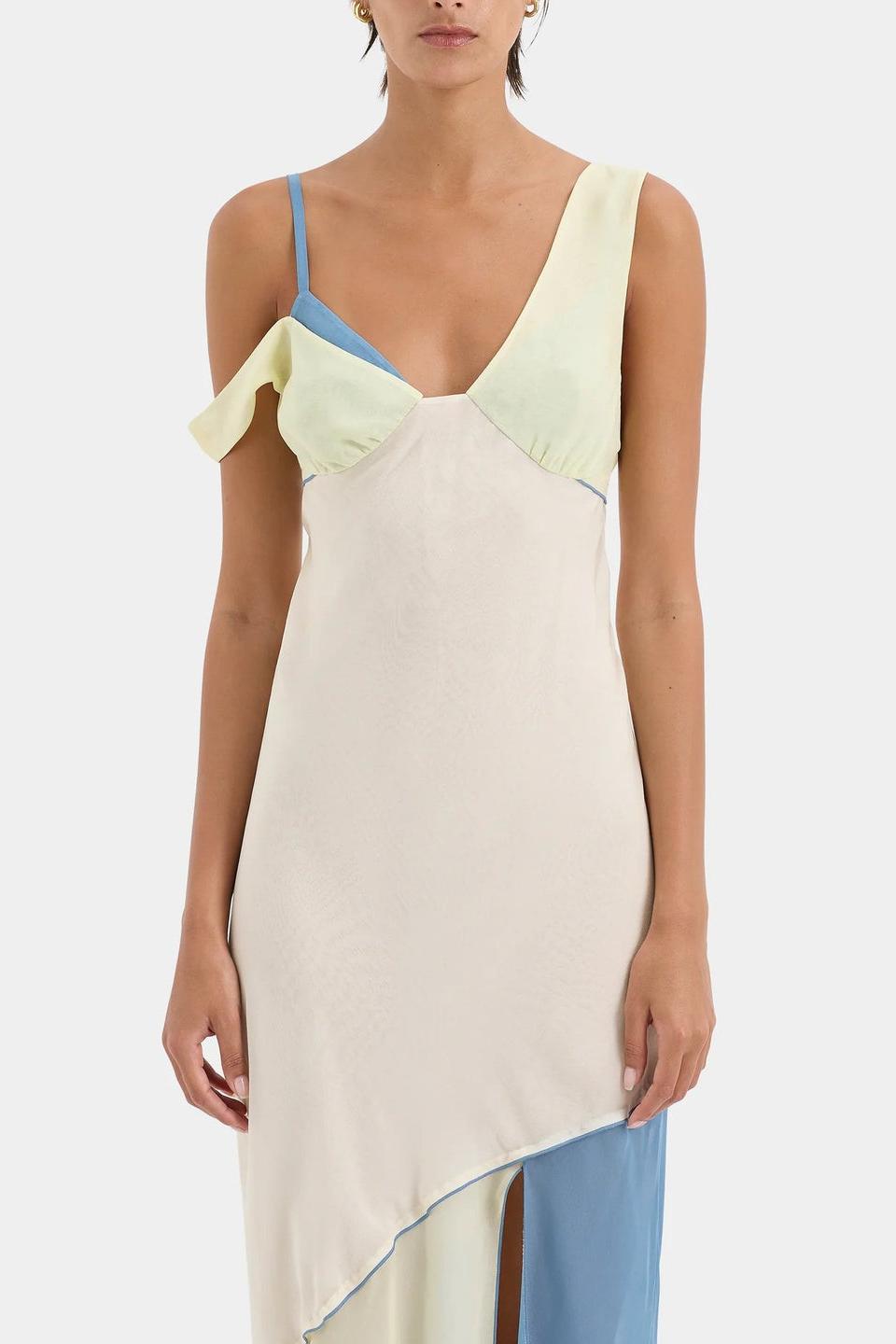 Thames Spleiß-Midikleid