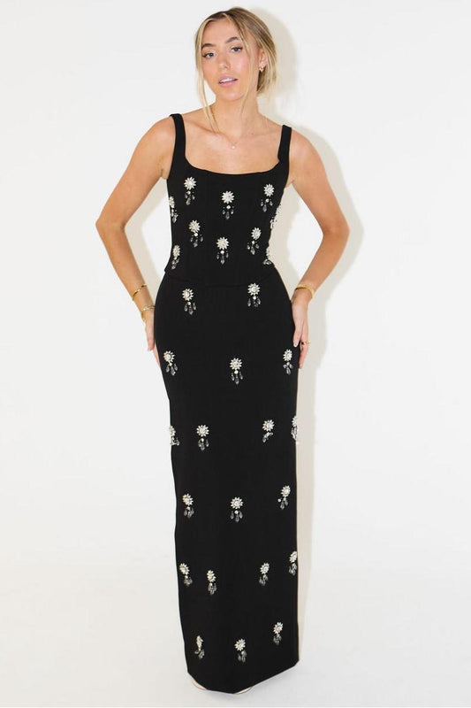 El conjunto de falda larga de cristal Ultimate Muse