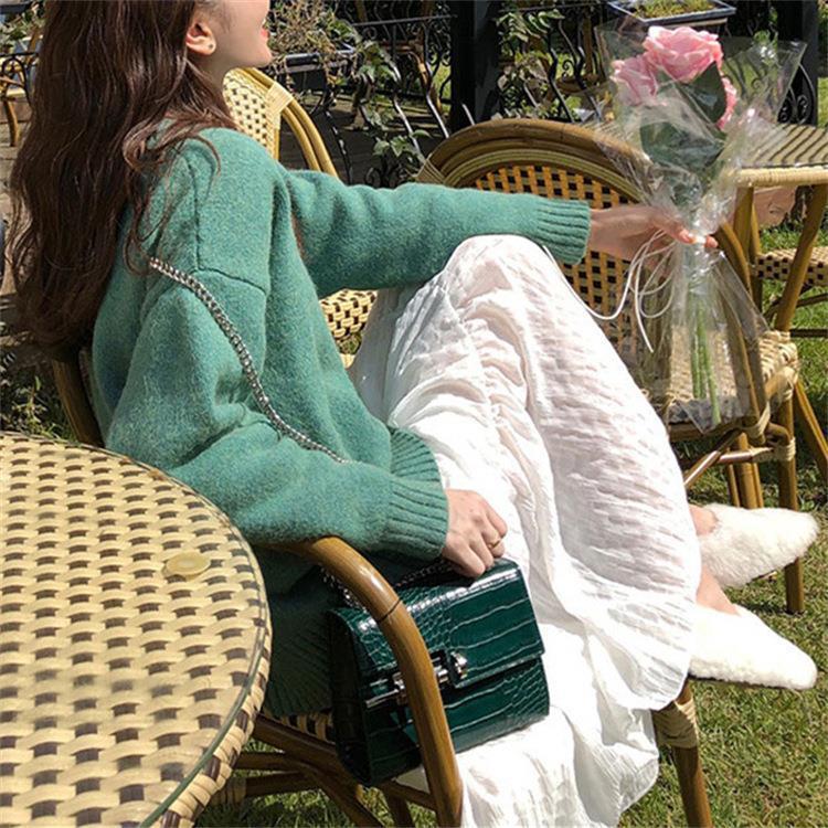 Autumn And Winter Round Neck Japanese Soft Glutinous Sweater