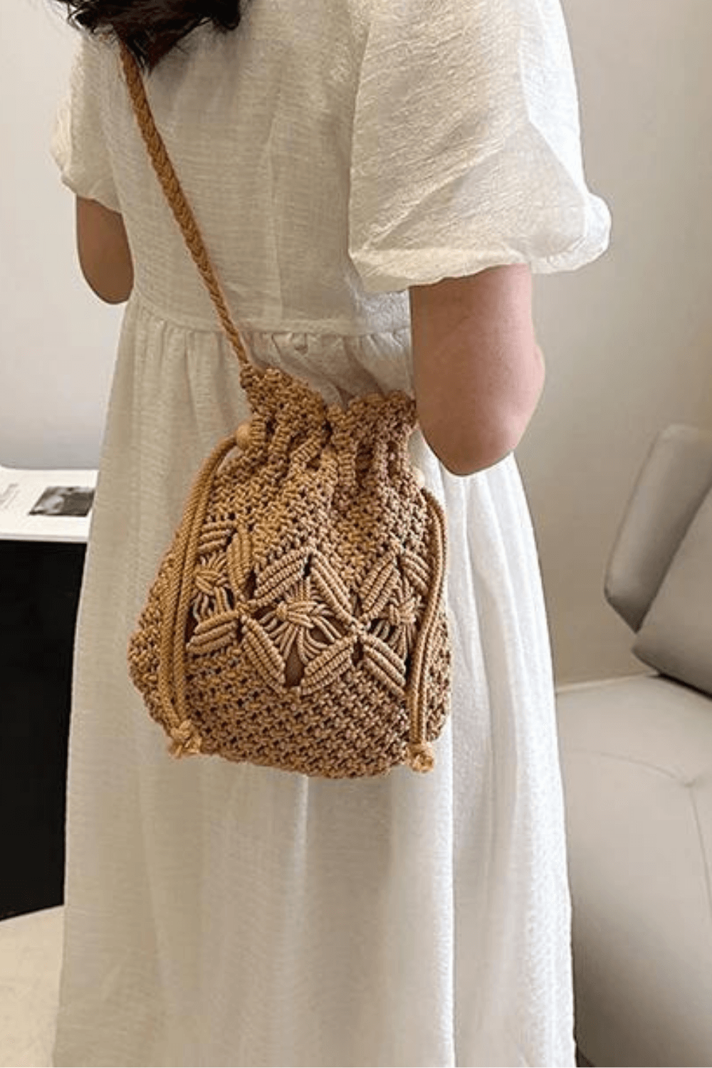 Barrel Crochet Bag
