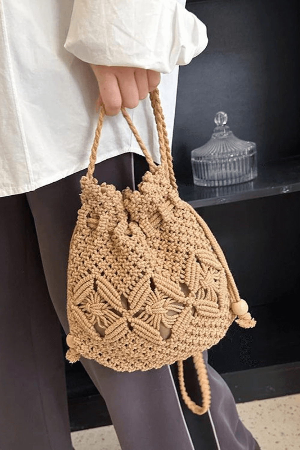 Barrel Crochet Bag