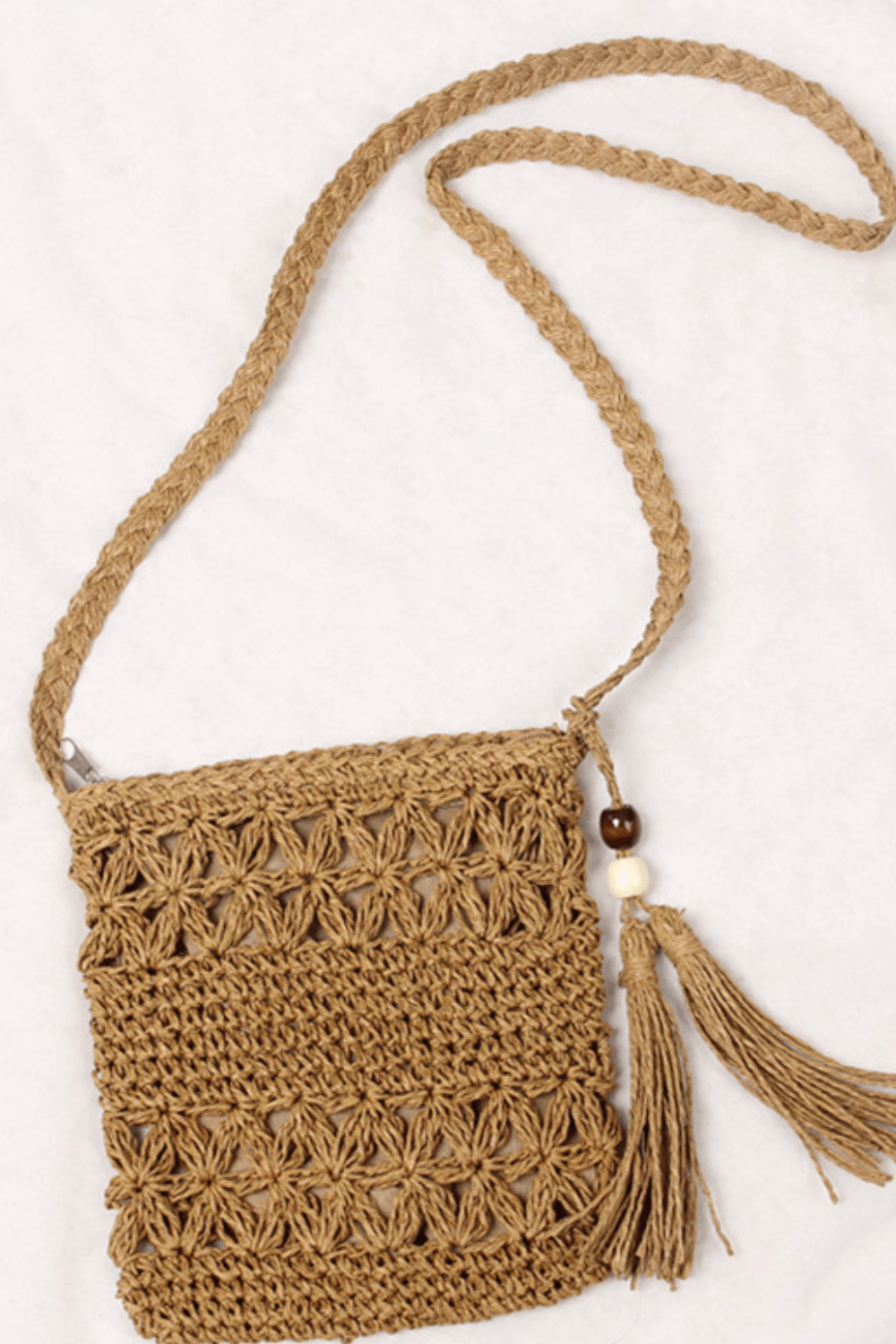 Straw Crossbody Bag - Lorena