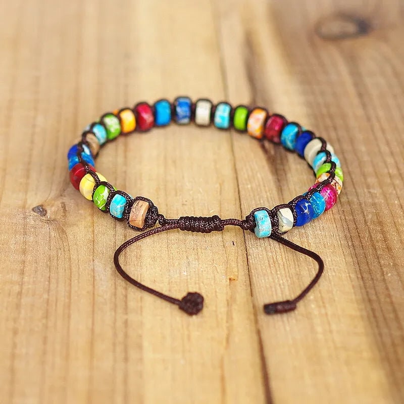 7 Chakra Braided Bracelet