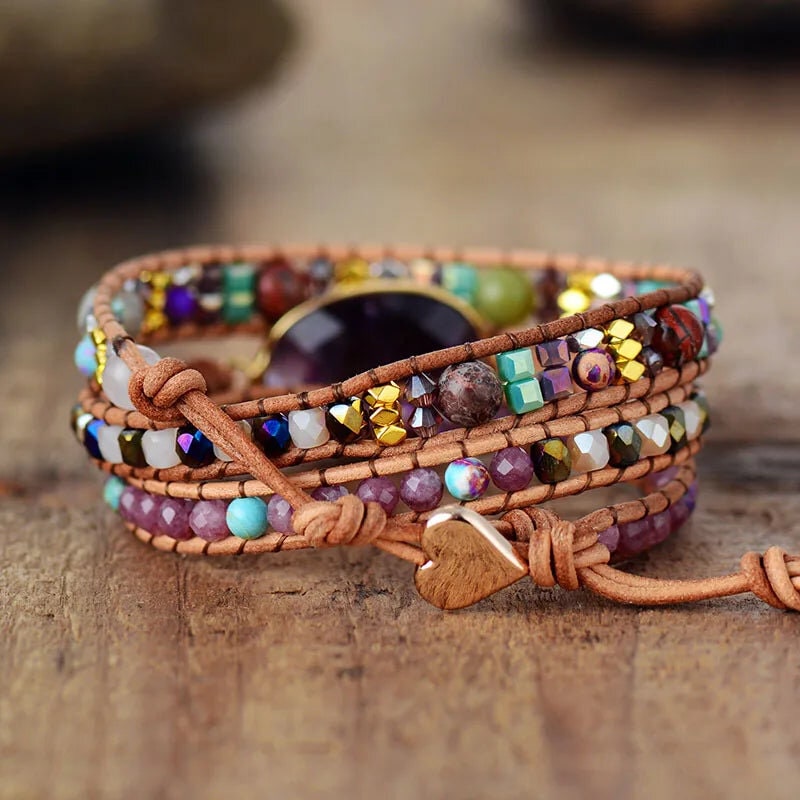 Bohemian Amethyst Bracelet