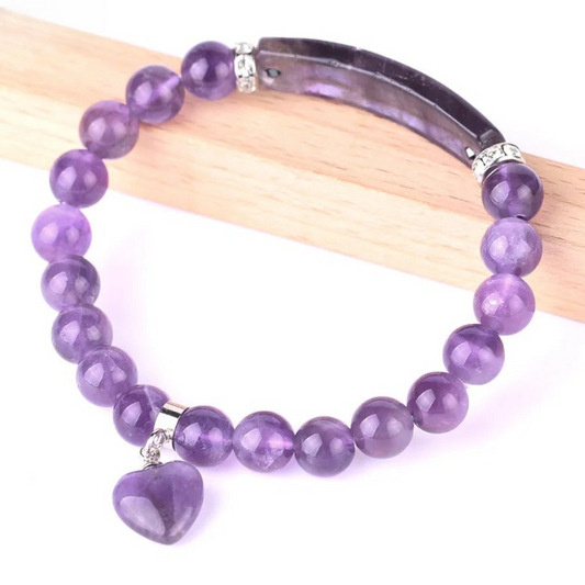 Amethyst Crystal Bracelet