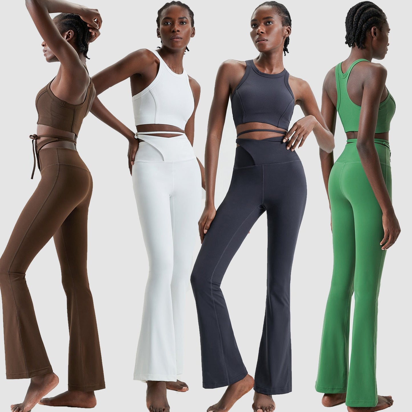 Traje de yoga personalizado de moda para mujer