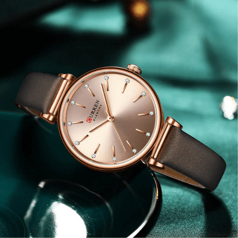 Leather Quartz Watch