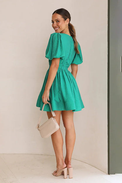 Vestido mini Erin - Esmeralda