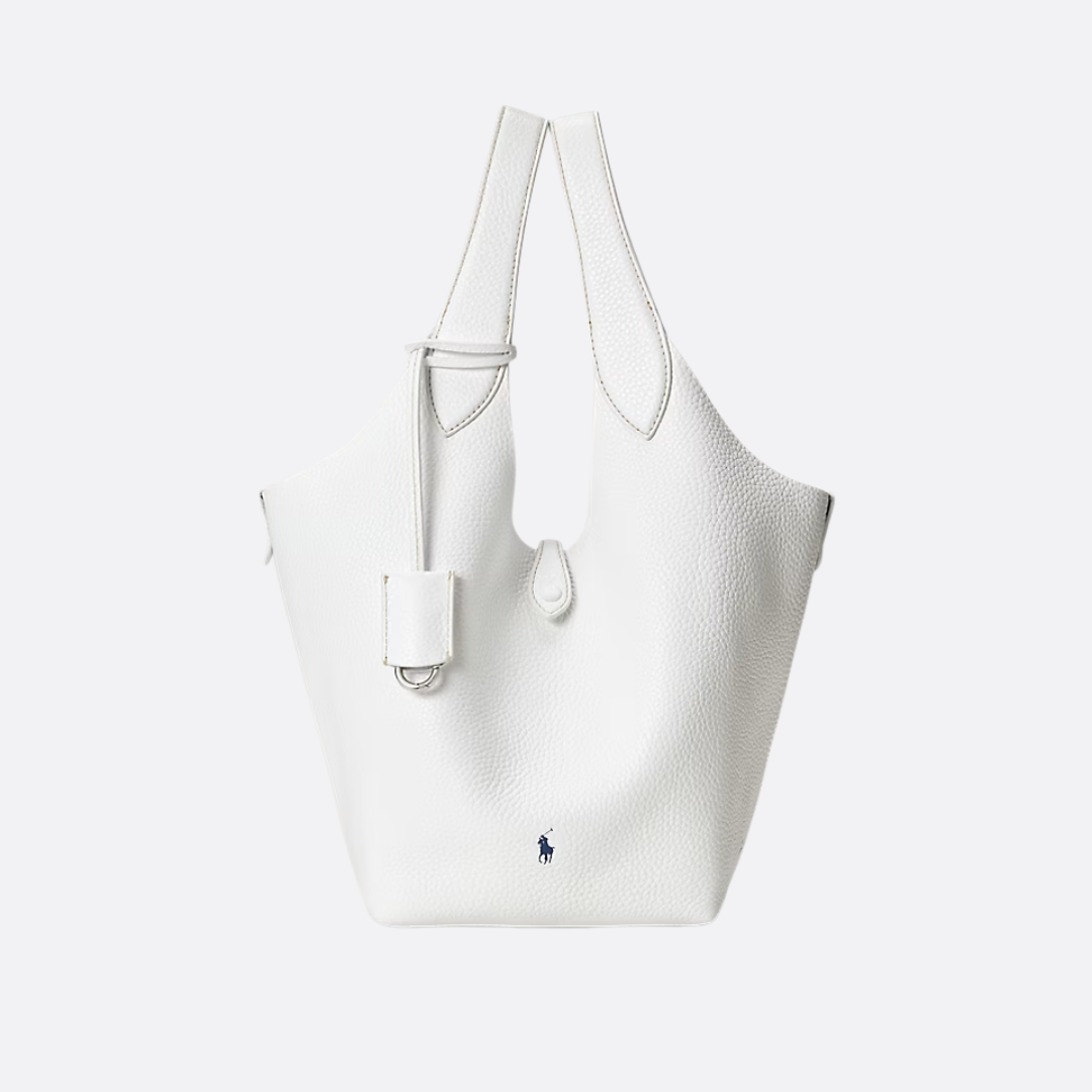 Polo Play Small Leder-Tote- und Crossbody-Tasche