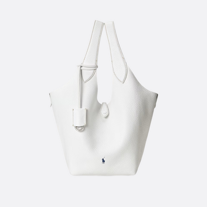 Polo Play Small Leder-Tote- und Crossbody-Tasche