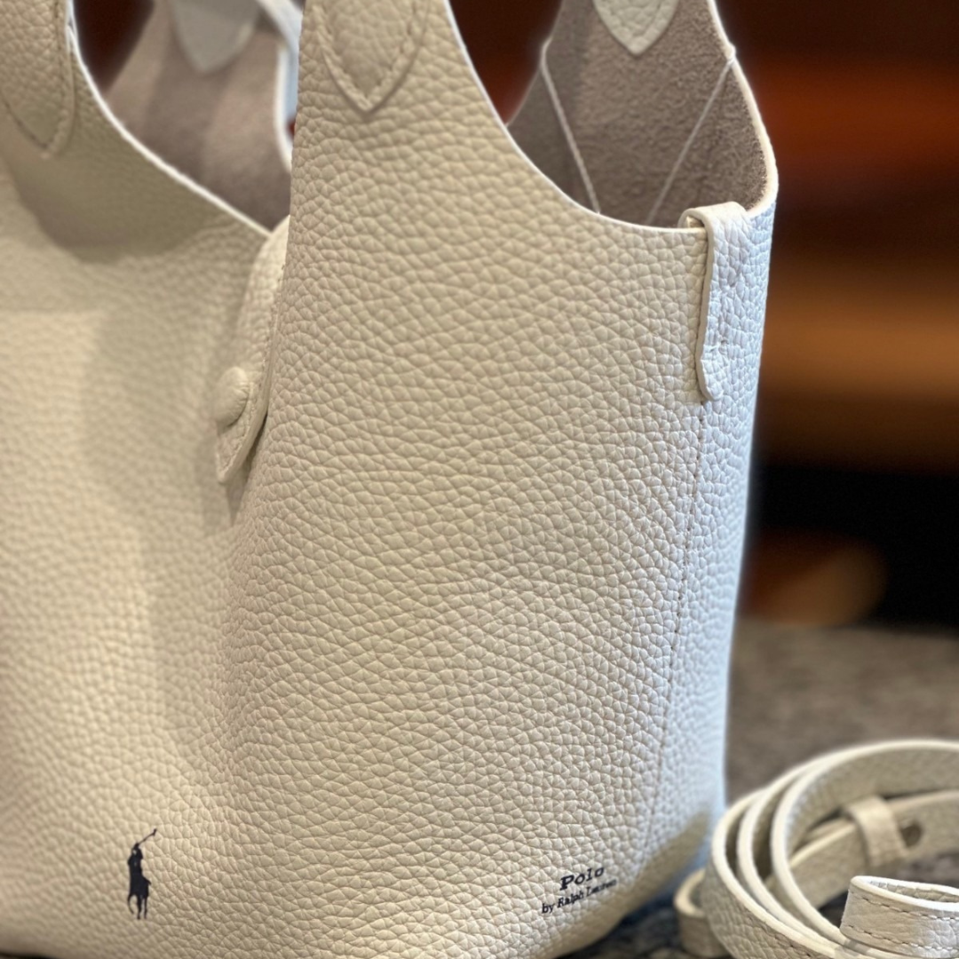 Polo Play Small Leder-Tote- und Crossbody-Tasche