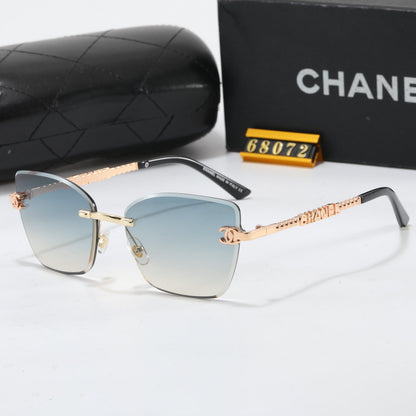 Rimless Shield Sunglasses