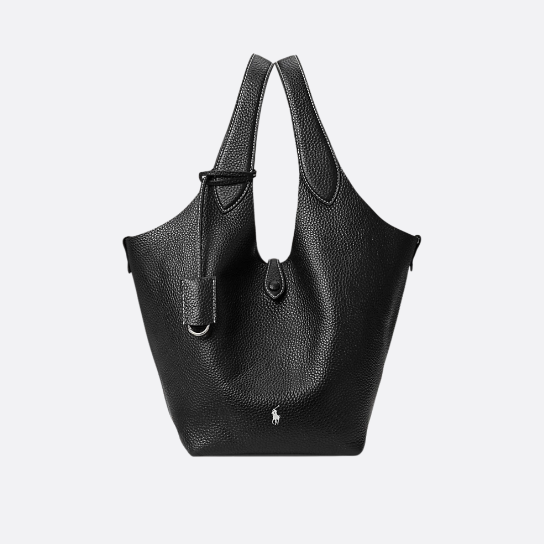 Polo Play Small Leder-Tote- und Crossbody-Tasche