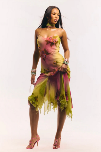 El vestido midi Coral Gown