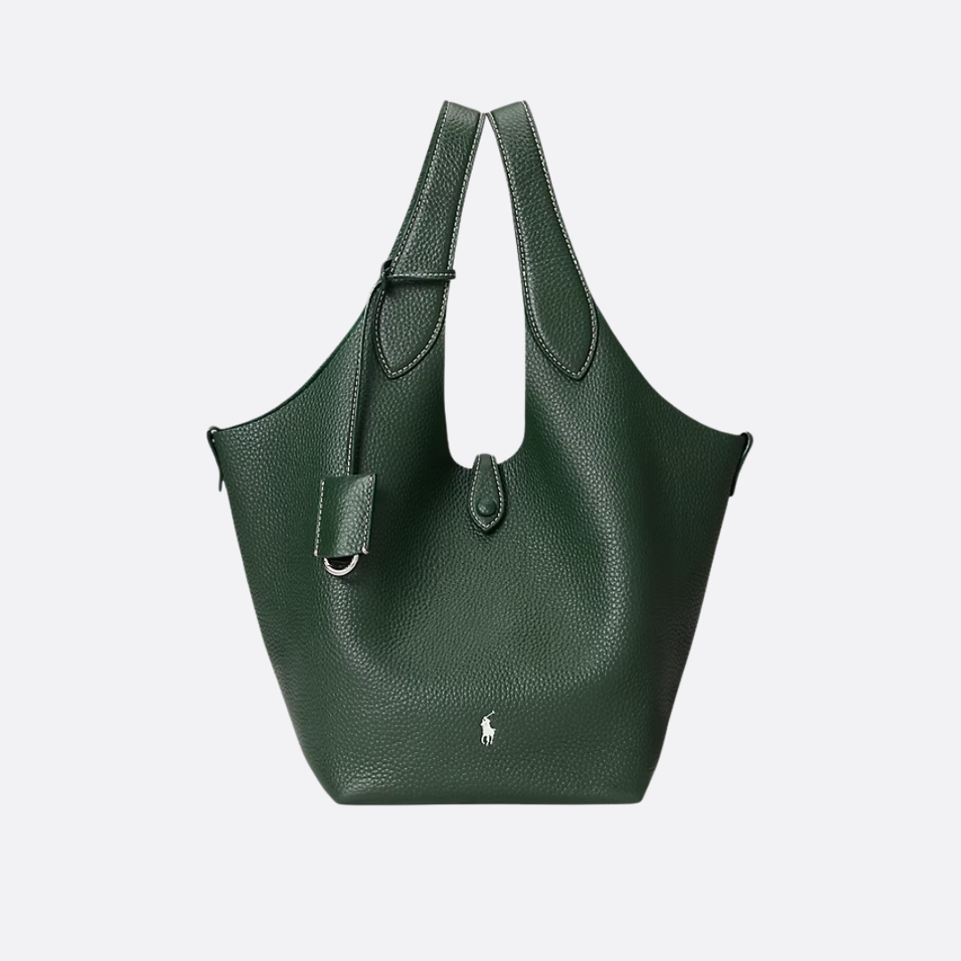 Polo Play Small Leder-Tote- und Crossbody-Tasche
