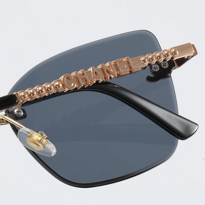 Rimless Shield Sunglasses