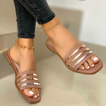 Season Comfortable Flat Slippers Sandals