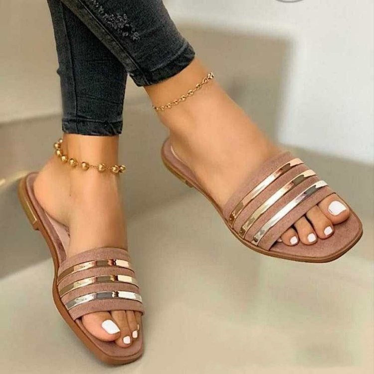 Season Comfortable Flat Slippers Sandals