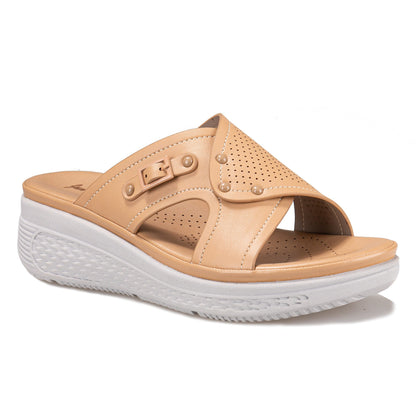 Sandalias de verano europeas y americanas para mujer, zapatillas sencillas.