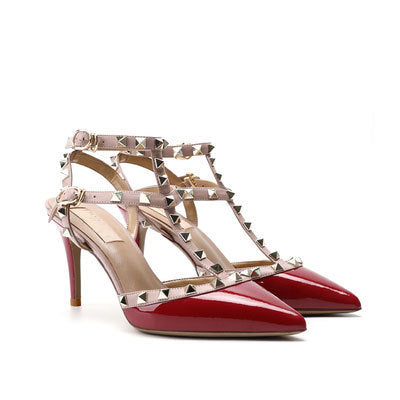 Slippers For Women's Wear New Summer Willow Nail Half Drag Pointy Lazy Baotou Sandals For Women